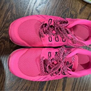 Nike Pink Sneakers with Patterned Laces